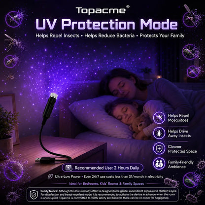 Natravor® 2-in-1 Immersive Projection & Purple Ambient Protection Mode