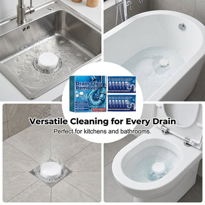 📢Summer Limited-Time Offer Effervescent Drain Clog Remover Tablets