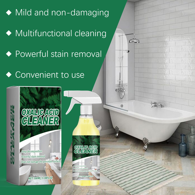 🥳2026 HOT SALE🥳💞50K+ SOLD!💥 【CLEARANCE!】Molecular-Level Cleaning Tech! Oxalic Acid Bathroom Cleaner Dissolves Rust✨