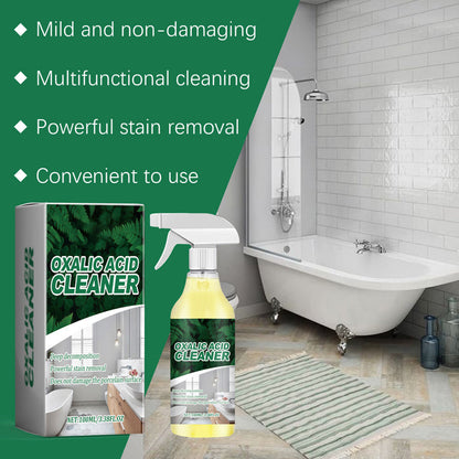 🥳2026 HOT SALE🥳💞50K+ SOLD!💥 【CLEARANCE!】Molecular-Level Cleaning Tech! Oxalic Acid Bathroom Cleaner Dissolves Rust✨